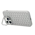 thumbnail image 4 of Heat Dissipation for iPhone 13 Pro Max Case with Stand [Magnetic Compatible with Mag-Safe] [Built-in Kickstand] Breathable Back Shockproof Protection Cover for iPhone 13 Pro Max, Grey, 4 of 7