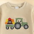 thumbnail image 5 of TOWED22 Toddler Baby Boy Thanksgiving Outfit Print Crewneck Sweatshirt and Jogger Pants 2Pcs Clothes Set, 5 of 7