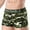 Green, variant on Mens Underwear Men's Cotton Camouflage Printed Boxer Briefs Breathable Briefs