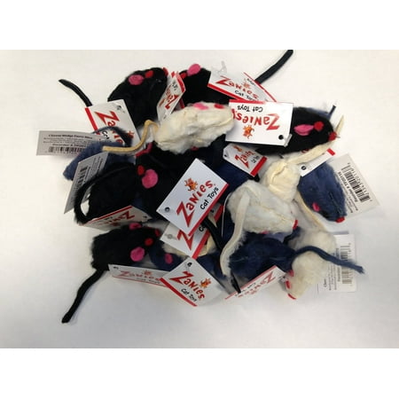 - 20 x Cat Toy Realistic Fur Mice