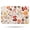 Colorful Mushroom Watercolor, variant on Colorful Mushroom Watercolor White Pattern Bathroom Rugs Mat,Non Slip Microfiber Bathroom Rug,Rubber Backing,Soft Bathroom Mats for Bathroom Floor,Tub and Shower,17x27in(43x68cm)