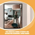 thumbnail image 4 of Raindrops Modern Simplicity Aluminum Frame Hanging Photo Frame For Home Decor 1Pack, 4 of 7