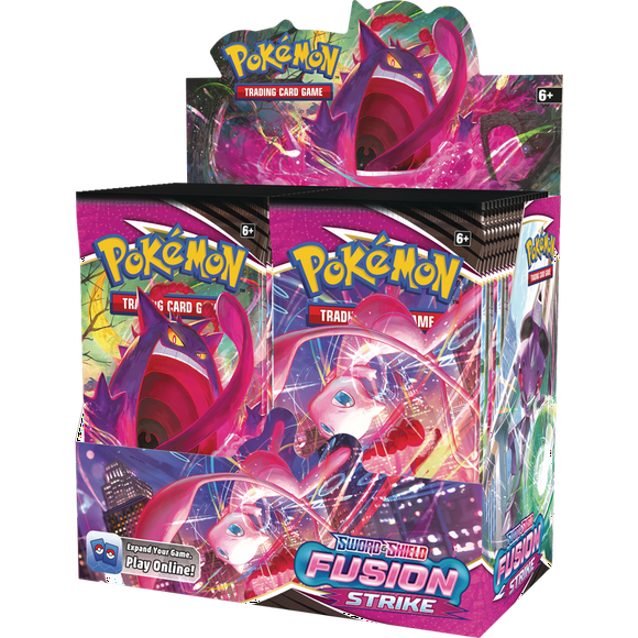 Pokemon Trading Card Game: Sword & Shield (SWSH8) Fusion Strike Booster Box 36 packs, 10 cards per pack