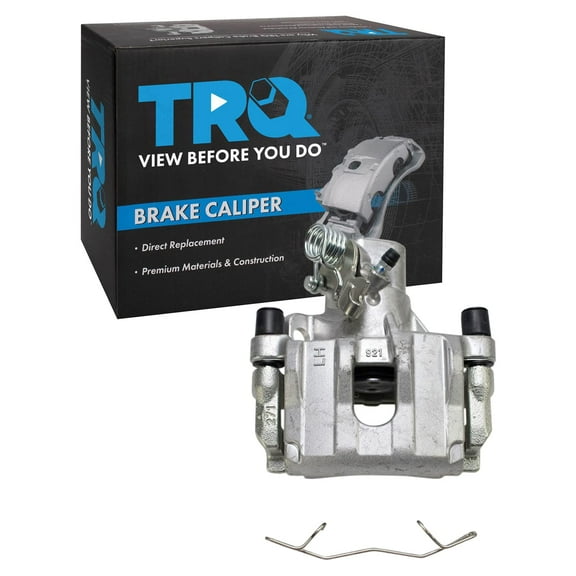 TRQ Rear Left Brake Caliper w/Bracket Drivers Side Compatible with 2012-2018 Ford Focus