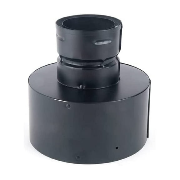 DuraVent 3PVL-X6 PelletVent Double-Wall Air-Insulated Pellet Stove Chimney Adapter with Stainless Steel Inner Wall and Galvalume Outer Wall, 6" Diameter