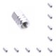 thumbnail image 2 of Speravity 4 piezas de tapas de neumáticos decorativas conveniente aleación de aluminio exquisito accesorio de modificación Simple para modificación de Plata 10piezas, 2 of 6
