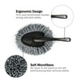 thumbnail image 4 of Qyaukm Mini Microfiber Car Duster Brush Multi Functional Car Cleaning Brush Car Interior Exterior Accessories Cleaning and Washing Tool for Car Grey, 1*Gray Car Wash Wax Mop, 4 of 6