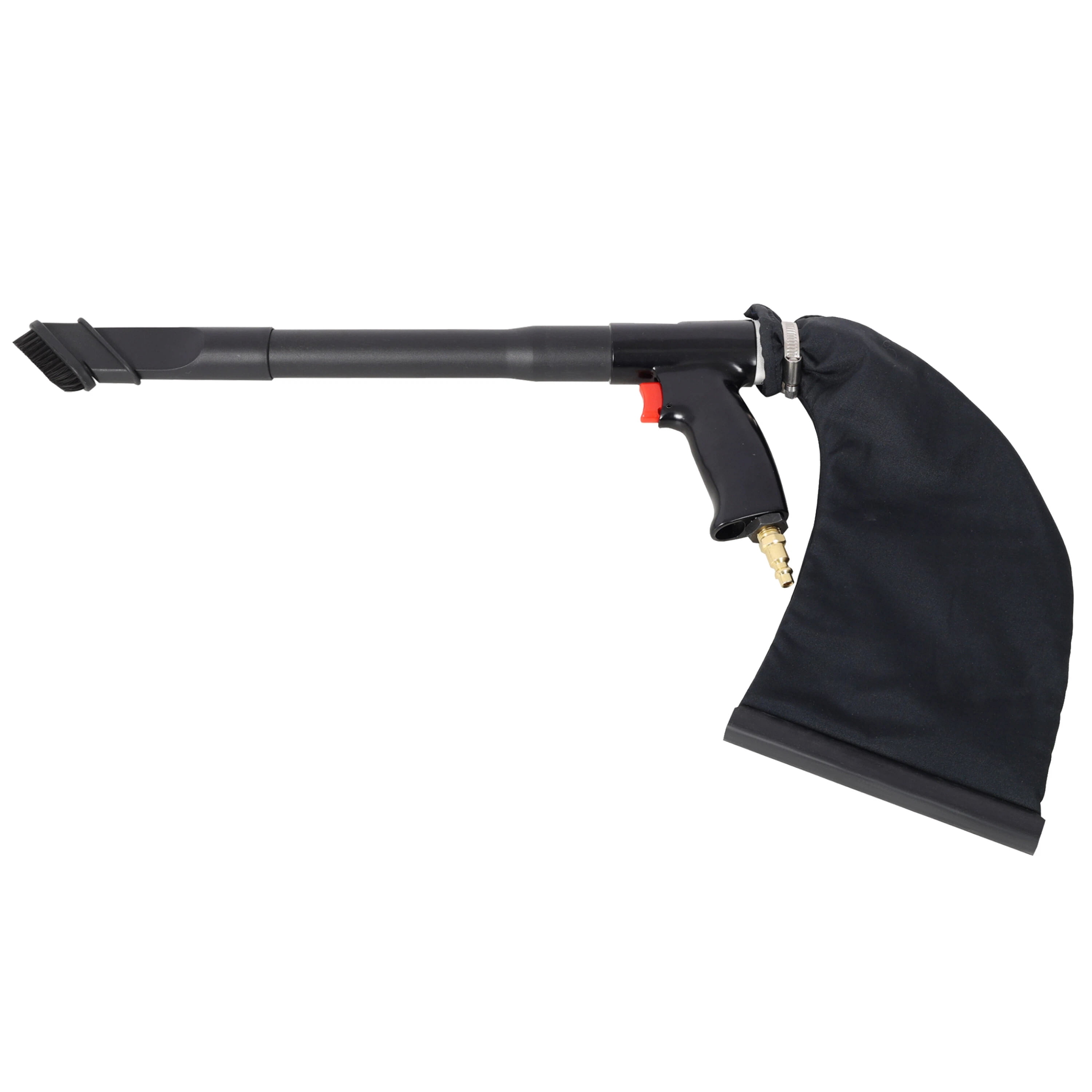 LuckyNote Multi-Function Pneumatic Vacuum Blower, 2-in-1 Handheld Air Duster Gun for Dust Cleaning, Inflation, Workshop Garage, with 8-Piece Aluminum Nozzle Kit