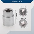thumbnail image 4 of Unique Bargains Heavy Duty Impact Socket Hardware Tool for Car Motorcycle Dirtbike Durable High Carbon Steel 55mm Length 1 Pcs Silver Tone 6 Point 30mm 19mm Drive, 4 of 7