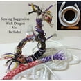 thumbnail image 2 of 1/2" 5' Round Braided Cotton Replacement Wick for Kerosene Alcohol Oil Lamp and Candle Lamp Lantern Stove, 2 of 2