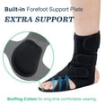 thumbnail image 4 of JOMECA Drop Foot Brace with Arch Suppor, Adjustable AFO Foot Drop Brace for Walking, Relieve the Instability of Lower Limbs by Cerebral Palsy, MS, TBI, Stroke (Left,Large), 4 of 7