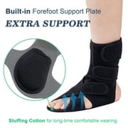 JOMECA Drop Foot Brace with Arch Suppor, Adjustable AFO Foot Drop Brace for Walking, Relieve the Instability of Lower Limbs by Cerebral Palsy, MS, TBI, Stroke (Right,X-Large)