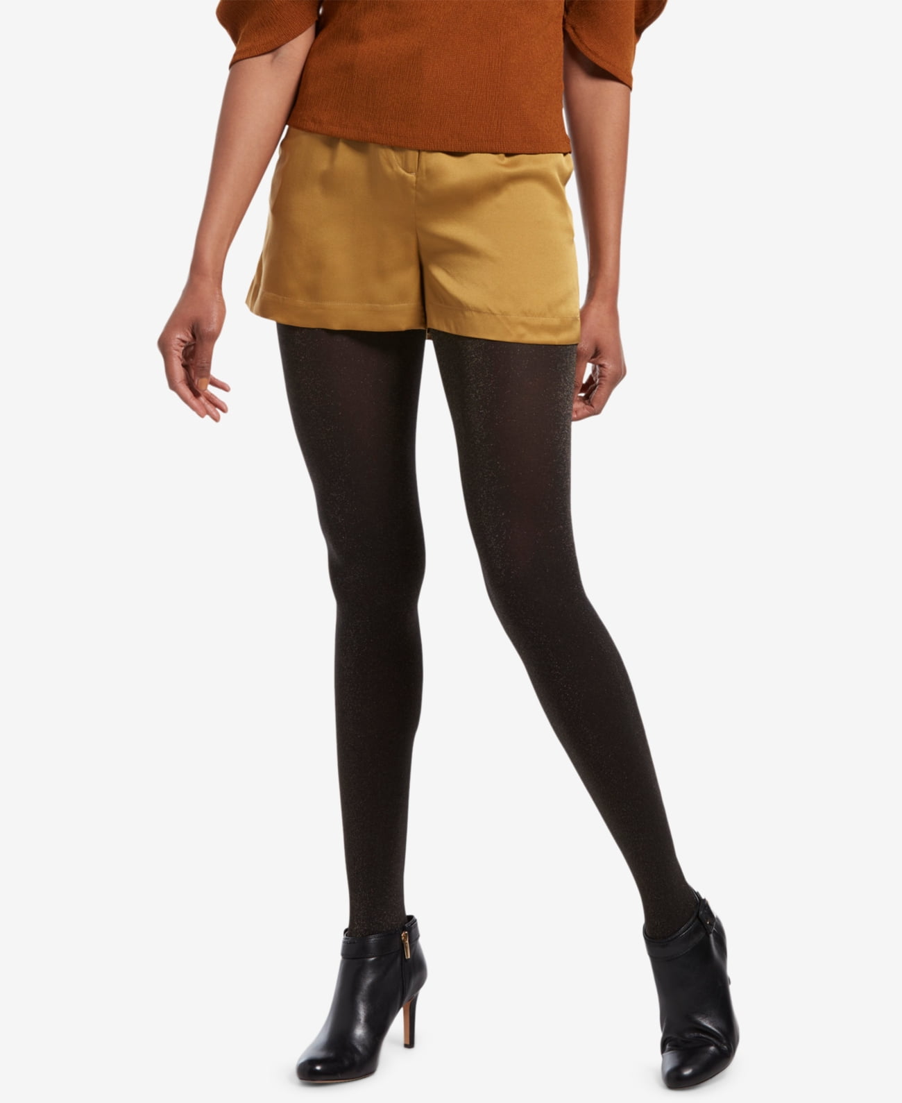 HUE Opaque Metallic Tights (Metallic 
