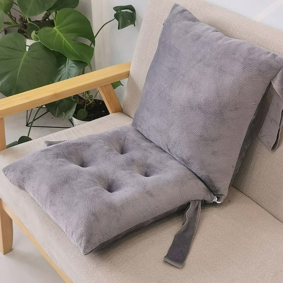 Coussin de Soutien Lombaire Orthopédique / Coussin de Siège et Dossier Intégré pour Chaise de Voiture Bureau / Sangles Réglables / Mousse à Haute Densité Soutien Ergonomique