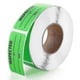 thumbnail image 1 of 500 Fluorescent Green 1" x 2.25" Inventory Control Labels - Rectangle Adhesive Stickers (500/Roll), 1 of 5