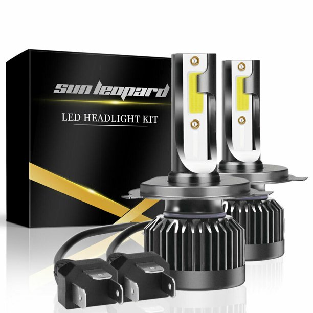 H4 G2 200W 20000LM LED COB Headlight Bulb Conversion Kit 6000K Hi/Lo