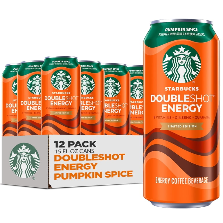 Starbucks Doubleshot Pumpkin Spice Energy Drink, 15 fl oz Cans, 12 Pack photo 1