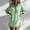 Green, variant on Womens Linen Button Down Shirt Casual Long Sleeve Cotton Blouse Loose Fit Collared Work Gauze Tops with Pocket Loose Tunic Style To Hide Belly And Arm Fat White L