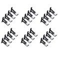 thumbnail image 1 of 24 Pack Single Curtain Rod Brackets for Drapery Rod Aluminum Alloy Heavy Duty Curtain Rod Holders (Black), 1 of 8