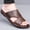 Brown, variant on Simple Men's Slides, Lightweight Soft-Soled Bathroom Slippers, Anti-Slip, Odor-Resistant, Quiet for Home Use