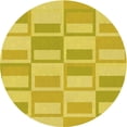 thumbnail image 1 of Ahgly Company Indoor Square Patterned Golden Yellow Area Rugs, 3' Square, 1 of 6