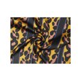 thumbnail image 3 of INSPIRE CHIC Women's Leopard Print Square Scarf Kerchief Neckerchief Handkerchief Yellow, 3 of 5
