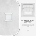 thumbnail image 3 of SEWCHICS 1Pcs Couvercle de Ventilation de Sécheuse Extérieure à Profil Bas avec Facile à 15x0.39 Po, 3 of 8