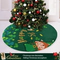 thumbnail image 6 of Coolnut St. Patrick's Day Tree Skirt Home Decoration Large Round Lucky Clover Christmas Tree Skirt for Holiday Party Home Christmas Day Ornaments36", 6 of 6