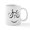 White, variant on CafePress - Bike Smile Mug - 11 oz Ceramic Mug - Novelty Coffee Tea Cup