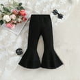thumbnail image 6 of Esaierr Kids Baby Girls Flared Pants Toddler Fashion Trousers Bell-Bottom Pants Baby Spring Fall Clothes Ruffle Pant Leggings for 1-6Y, 6 of 8