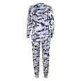 thumbnail image 4 of Pantalones de manga larga estampados sueltos de moda para mujer, traje informal de dos piezas Wmkox8yi bvn2479, 4 of 7