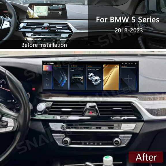 SNATEEN 14.9 inch Car Stereo for BMW 5 Series G30 G38 2018-2023 Android 13 Car Radio Multimedia GPS Navigation Wireless Carplay