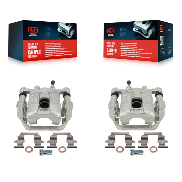 CMX Rear Disc Brake Caliper Assembly Left Right Side (Driver Passenger) Kit for Car Nissan Rogue Sport Qashqai LEAF KBC-100374