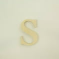 thumbnail image 3 of Package of 1, 14 Inch X 1/2" Thickness Baltic Birch Wood Letter s in The Times New Roman Font, Thick, Lower Case for Art & Craft Project, Made in USA, 3 of 4