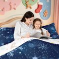 thumbnail image 4 of Manfei Country Xmas Pink Christmas Full Size Comforter Sets,Winter Holiday Bedding Comforter Set,Xmas Reversible,3pcs,1 Comforter and 2 Pillowcases, 4 of 7