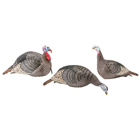 Hunters Specialties 100006 Strut-Lite Turkey Flock Decoy 3 Pack