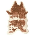 thumbnail image 3 of Luxe Power Loom Acrylic Brown/White Area Rug, 3 of 4