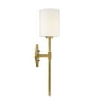 thumbnail image 4 of Warm Brass One Light Wall Sconce from the Destin Collection, 4 of 5