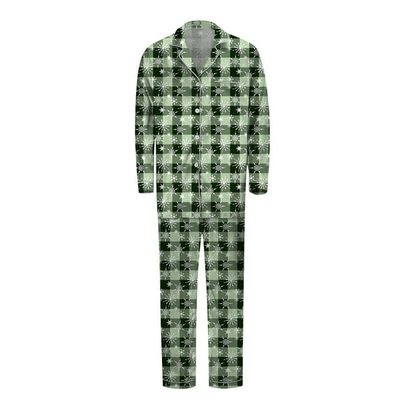 MIASHUI 2025 Christmas Snowman Pajamas for Family Family Matching Pajamas Father And Kids Holiday Print Silk Like Sleepwear Home Loungewear For Xmas Eve Men,XXXL