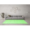 thumbnail image 3 of Ahgly Company Indoor Square Solid Green Modern Area Rugs, 3' Square, 3 of 4