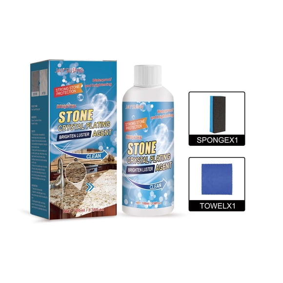 Bdday Kitchen Hand Towels Stone Crystal Plating Agent, Kitchen Quartz Stone Tile Countertop Scratch Repair, Cleaning, Stains, Brightener 100ml Kitchen Towel