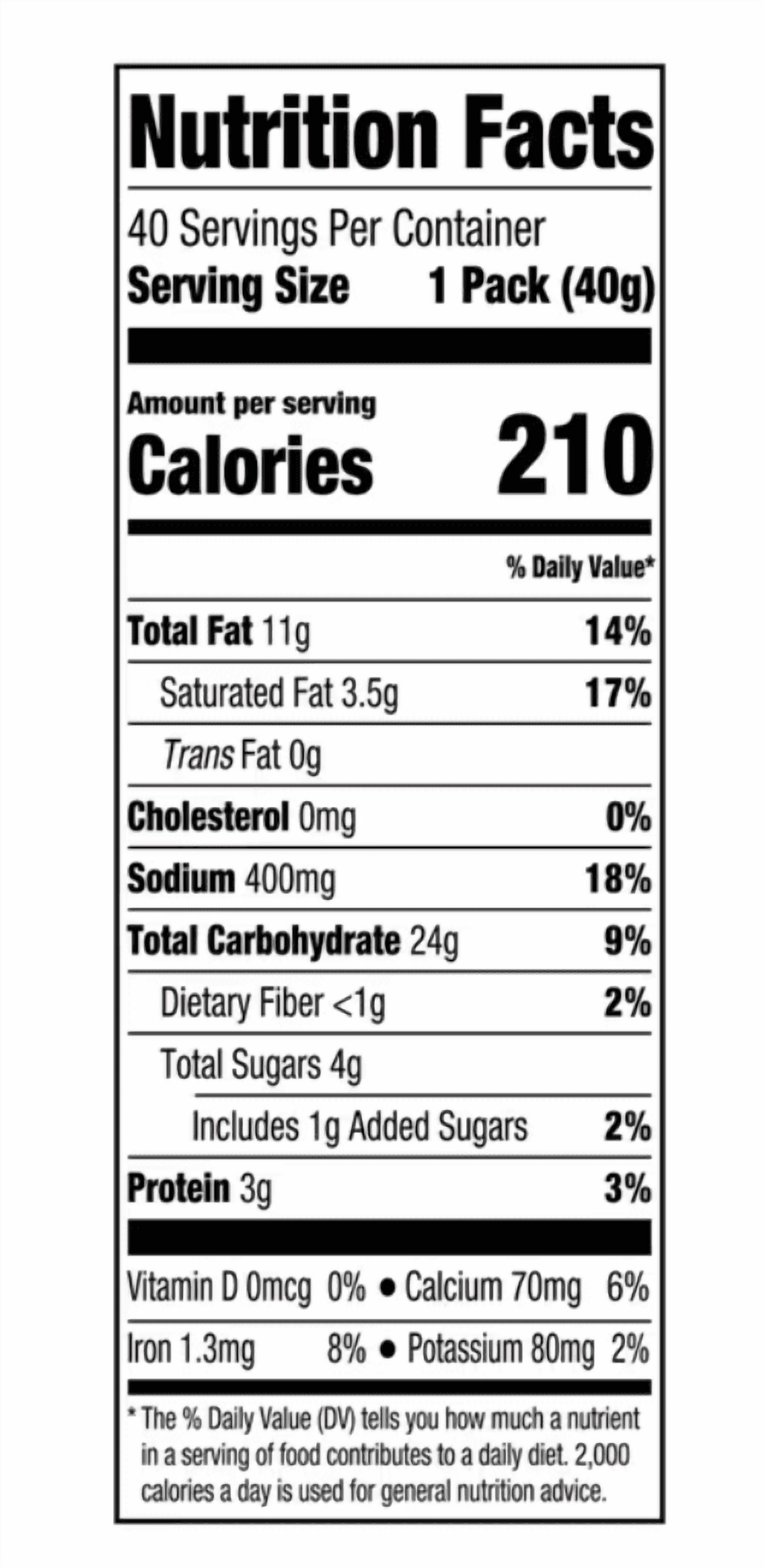 Lance ToastChee Cheddar Cheese Crackers 1.41 oz. 40 pk. Bulk