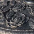 thumbnail image 6 of Outsunny 18" Round Decorative Resin Rose Umbrella Pole Holder w/ Bronze Finish, 6 of 9
