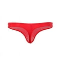 thumbnail image 3 of Underwear for Men Mens Solid Color Briefs Fashion Underwear Personalized Low-Waist Hoop Panties Buttock Covering Briefs Mens Underwear Briefs, 3 of 4
