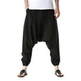 thumbnail image 2 of YUELONGHU Adult Men Casual Pants Baggy Cargo Pants Men Khaki Men's Japanese Loose Flying Pants Large Fashion Casual Sports Leggings, 2 of 8