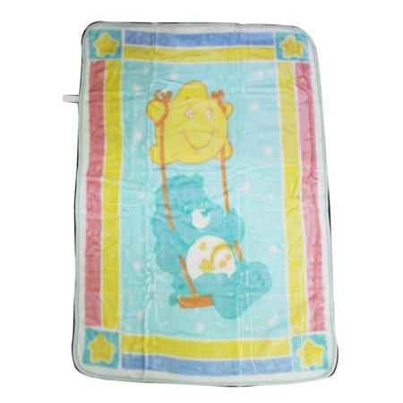 Care Bears "Cheer Bear" Blanket with Pacifier Loop ...