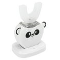 thumbnail image 2 of Cepillo de dientes eléctrico de silicona para niños, recargable en forma de U, limpieza bucal de 360 grados, resistente al agua IPX7, 2 of 14