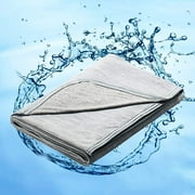 Quntis Summer Cooling Blanket, Latest Japanese Arc-Chill Q-MAX>0.43 Cooling Fiber - Lightweight Cold Blankets Absorb Heat for Hot Sleeper Night Sweats Sofa Bed Cozy Blanket (Gray Small 67"x51")