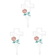 thumbnail image 4 of 3 PCS Cemetery Insert Mothers Day Grave Decorations Memorial Plaques for Mom White, 4 of 8