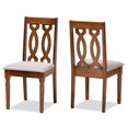 thumbnail image 1 of Juego de sillas de comedor Baxton Studio Cherese, tela gris moderna, 1 of 7